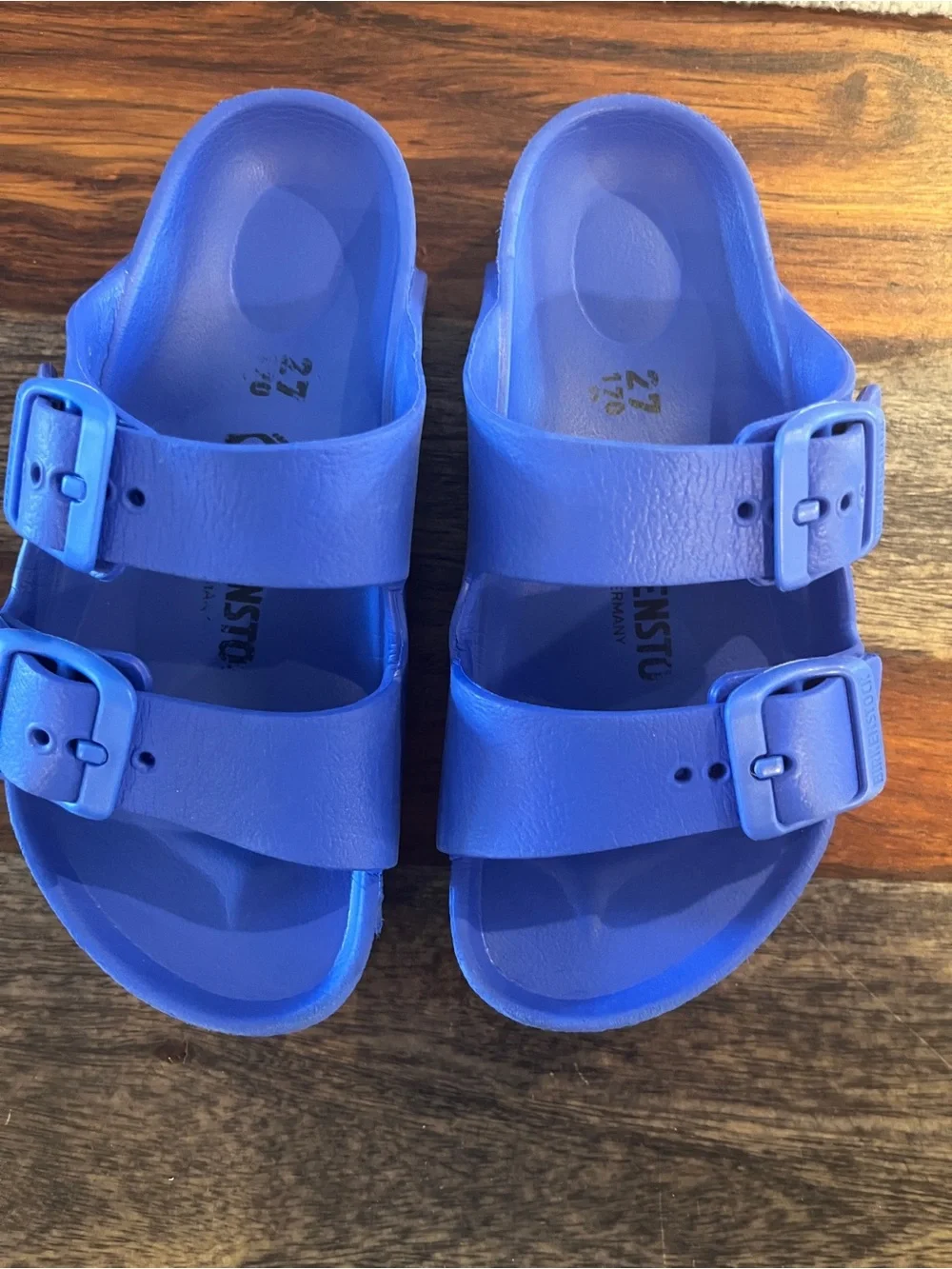 Birkenstock Kids Royal Blue EVA Double Buckle Sandals